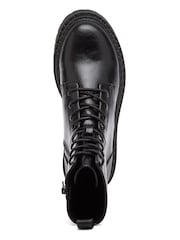 Rocket Dog Black Prima Grinnel Pu Lace Up Ankle Boots - Image 6 of 6