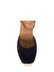 Ravel Blue Ankle Strap Wedge Espadrilles - Image 4 of 4