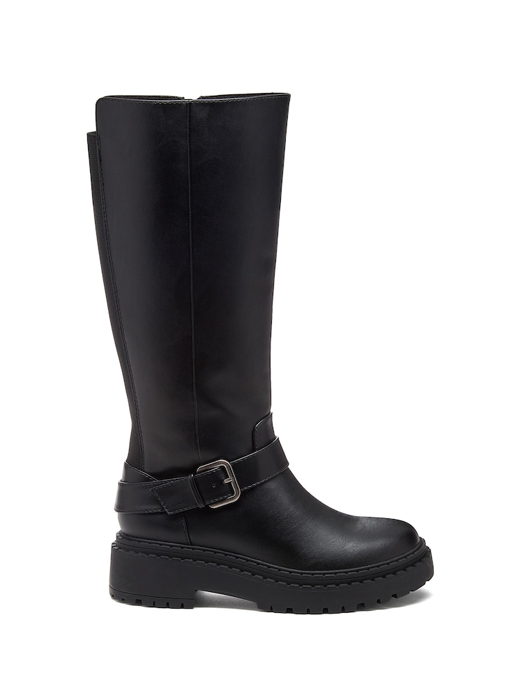 Rocket Dog Parker Notice Pu Knee Boots - صورة 1 من 5 Rocket Dog Parker Notice Pu Knee Boots - صورة 1 من 5