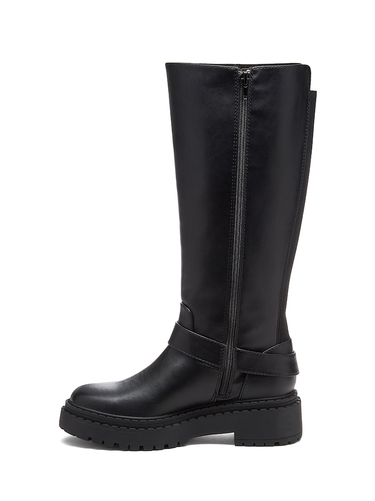 Rocket Dog Parker Notice Pu Knee Boots - صورة 2 من 5 Rocket Dog Parker Notice Pu Knee Boots - صورة 2 من 5