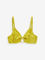 Lime Green Non Padded Underwired Bikini Top - Image 7 of 7