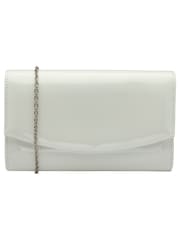 Weiß - Ravel Clutch mit Kettenriemen - Bild 1 von 4