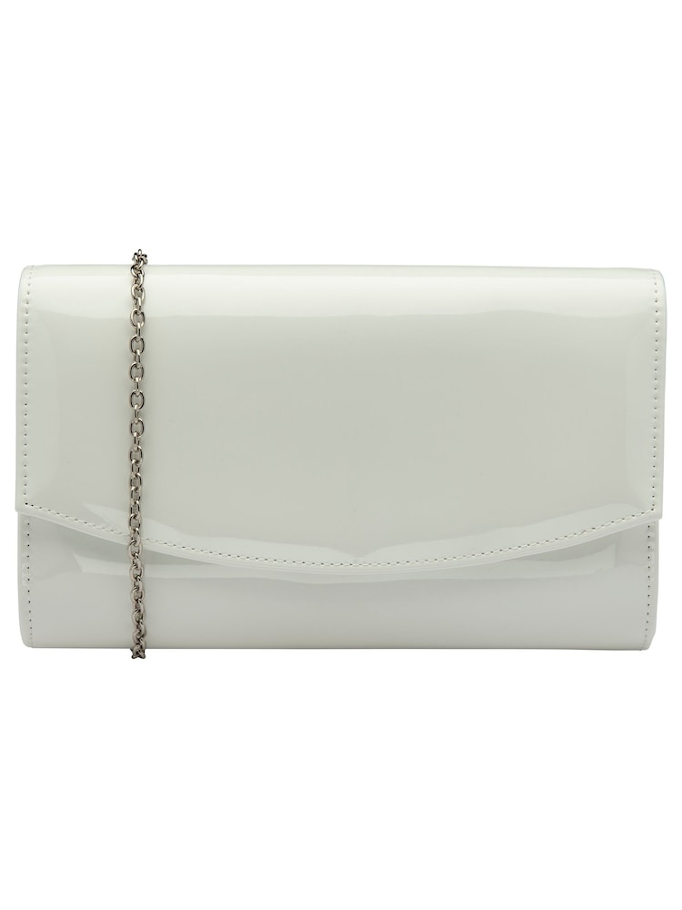 Weiß - Ravel Clutch mit Kettenriemen - Bild 1 von 4