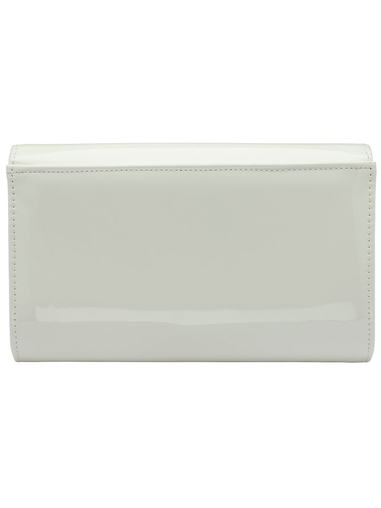 Weiß - Ravel Clutch mit Kettenriemen - Bild 2 von 4