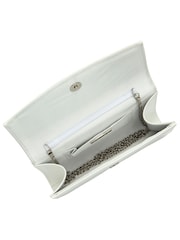 Weiß - Ravel Clutch mit Kettenriemen - Bild 4 von 4