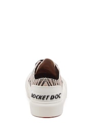 Rocket Dog Natural Jazzin Plus Nala Cotton Trainers - Image 7 of 10
