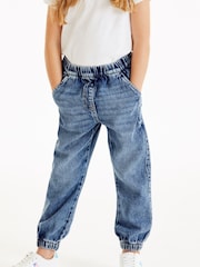 Blue Denim 100% Cotton Joggers (3-16yrs) - Image 2 of 6