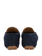 Ravel Blue Leather Loafers - Image 3 of 4