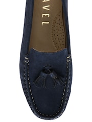 Ravel Blue Leather Loafers - Image 4 of 4