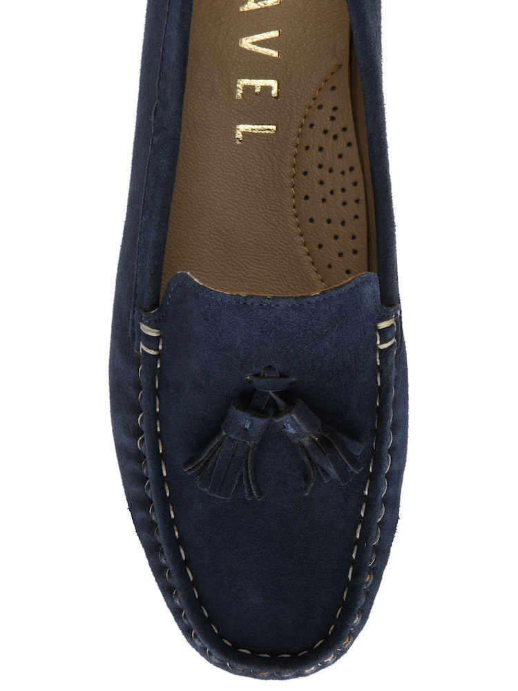 Ravel Blue Leather Loafers - Image 4 of 4