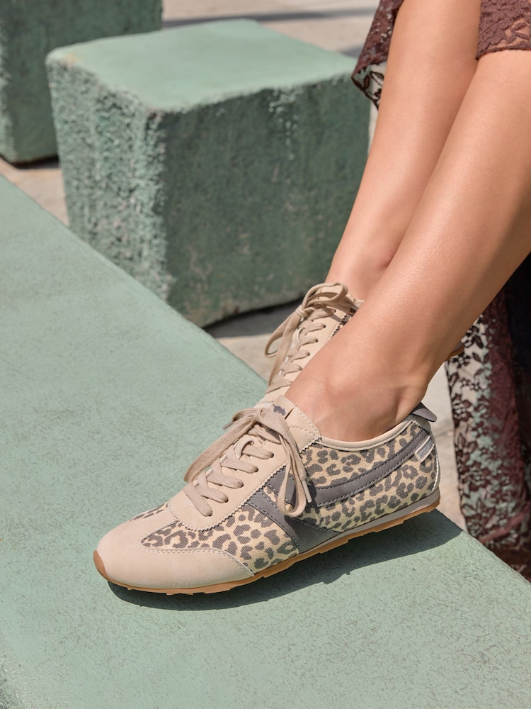 Rocket Dog Destin Patsy Leopard/Pu Suede Trainers - صورة 1 من 9 Rocket Dog Destin Patsy Leopard/Pu Suede Trainers - صورة 1 من 9