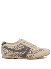 Rocket Dog Destin Patsy Leopard/Pu Suede Trainers - صورة 5 من 9