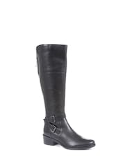 Jones Bootmaker Phoebe Wide Calf Leather Knee Boots - Image 3 of 6