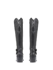 Jones Bootmaker Phoebe Wide Calf Leather Knee Boots - Image 4 of 6