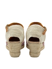 Ravel Purple Ankle Strap Wedge Espadrilles - Image 3 of 4
