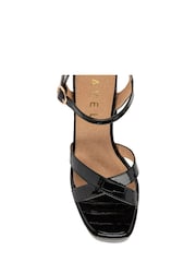 Ravel Black Platform Block-Heel Sandals - Image 4 of 4