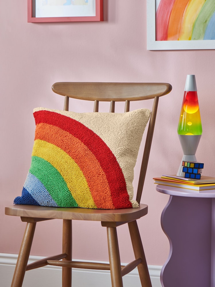 Little Bird by Jools Oliver Rainbow Tufted Cushion - Bild 1 von 5