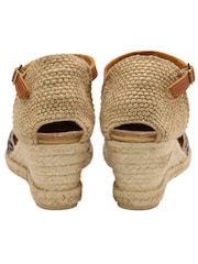 Ravel Animal Ankle Strap Wedge Espadrilles - Image 3 of 4