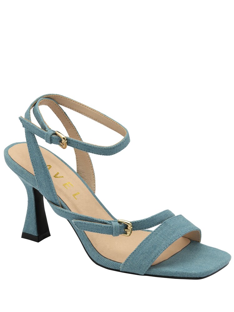 Ravel Blue Open Toe Strappy Sandals - Image 1 of 4 Ravel Blue Open Toe Strappy Sandals - Image 1 of 4