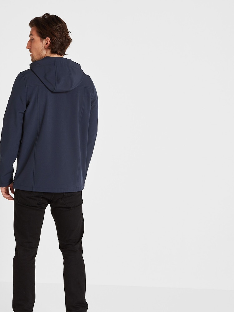 Azul/negro - Chaqueta softshell impermeable con capucha Feizor de Tog 24 - Imagen 2 de 4
