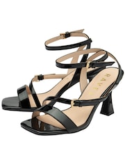 Ravel Black Open-Toe Strappy Sandals - Image 2 of 4