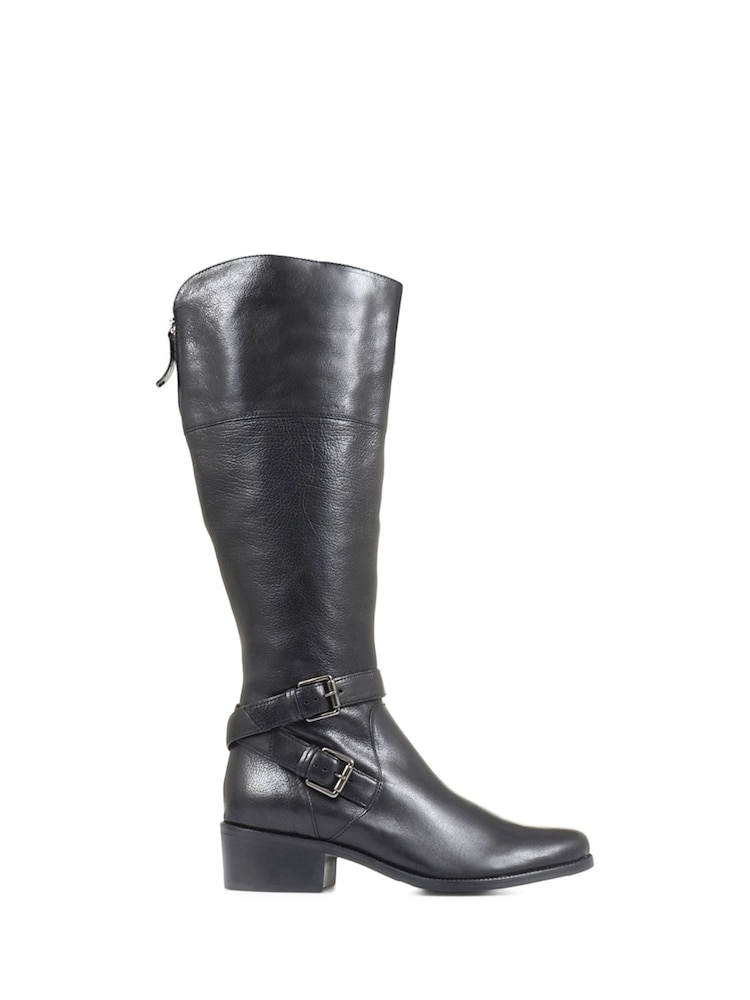 Jones Bootmaker Phoebe L Telečje usnje za kolena črna barva gležnjarji - Slika 2 iz 6 Jones Bootmaker Phoebe L Telečje usnje za kolena črna barva gležnjarji - Slika 2 iz 6