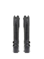 Jones Bootmaker Phoebe L Calf Leather Knee-High Black Boots - Image 4 of 6