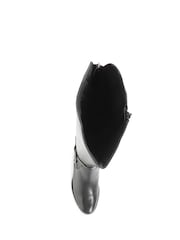 Jones Bootmaker Phoebe L Calf Leather Knee-High Black Boots - Image 5 of 6