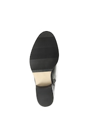 Jones Bootmaker Phoebe L Calf Leather Knee-High Black Boots - Image 6 of 6
