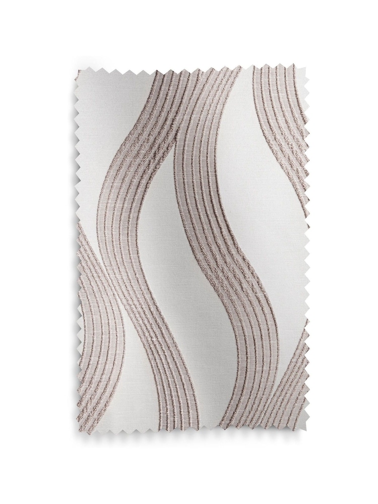 Cortinas revestidas com ilhós Jacquard Swirl - Imagem 5 de 5