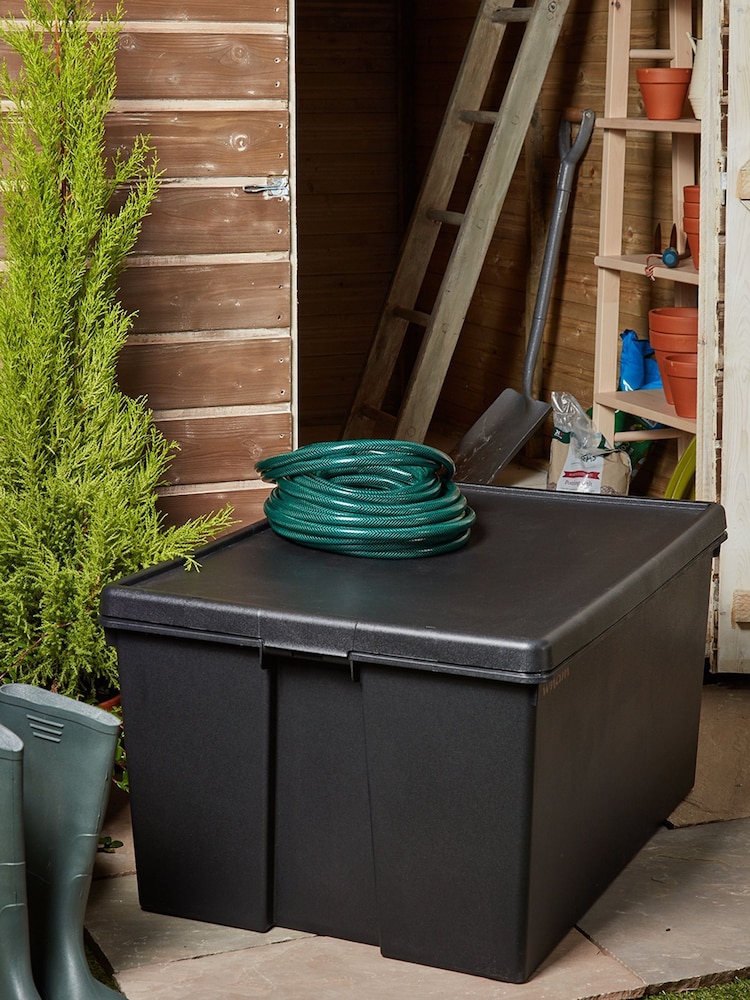 Wham Black Bam 150L Heavy Duty Plastic Storage Box with Lid - Image 1 of 2