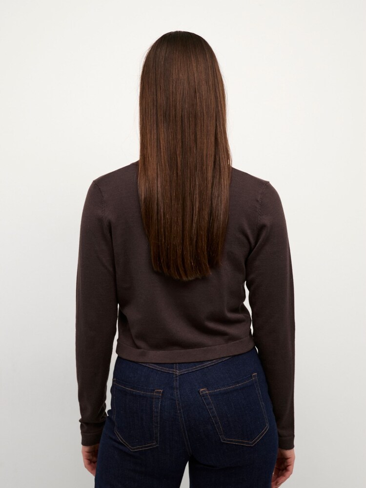 Kaffe Astrid Bolero Long Sleeve Regular Fit Cardigan - Image 2 of 6 Kaffe Astrid Bolero Long Sleeve Regular Fit Cardigan - Image 2 of 6