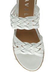 Ravel White Flat Mule Sandals - Image 4 of 4