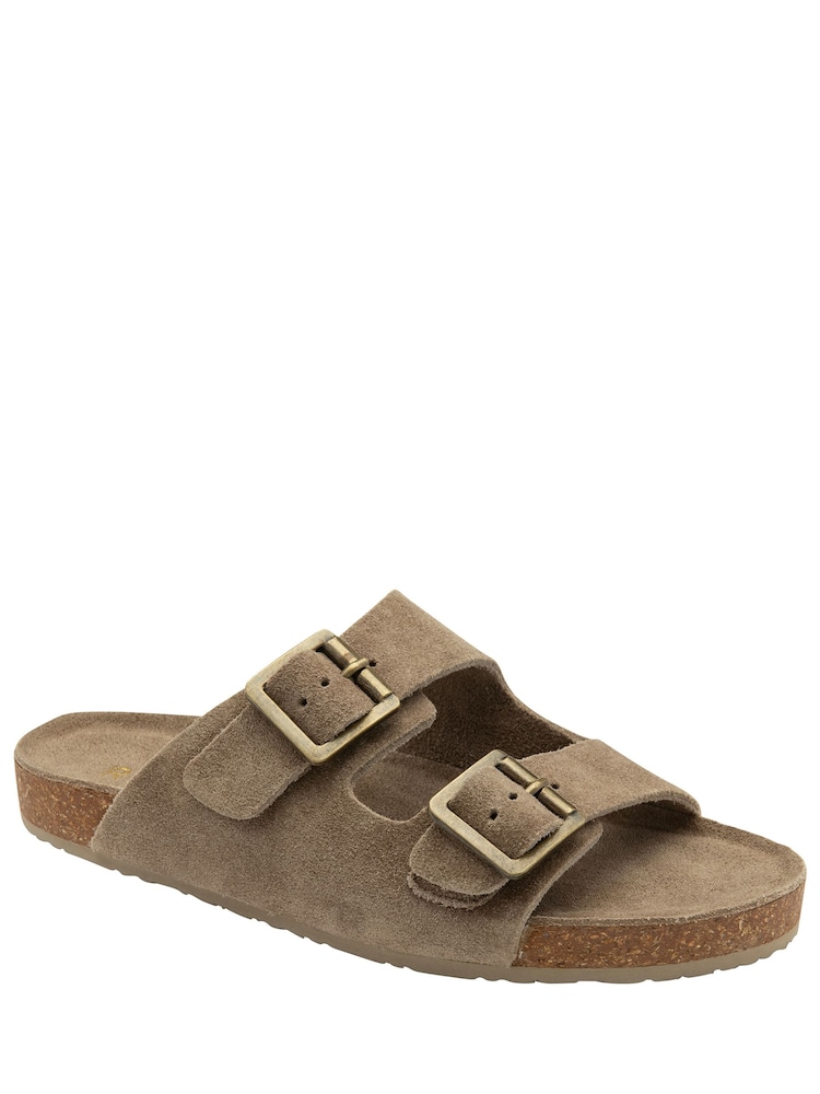 Ravel Natural Leather Toe Post Sandals - Image 1 of 4 Ravel Natural Leather Toe Post Sandals - Image 1 of 4