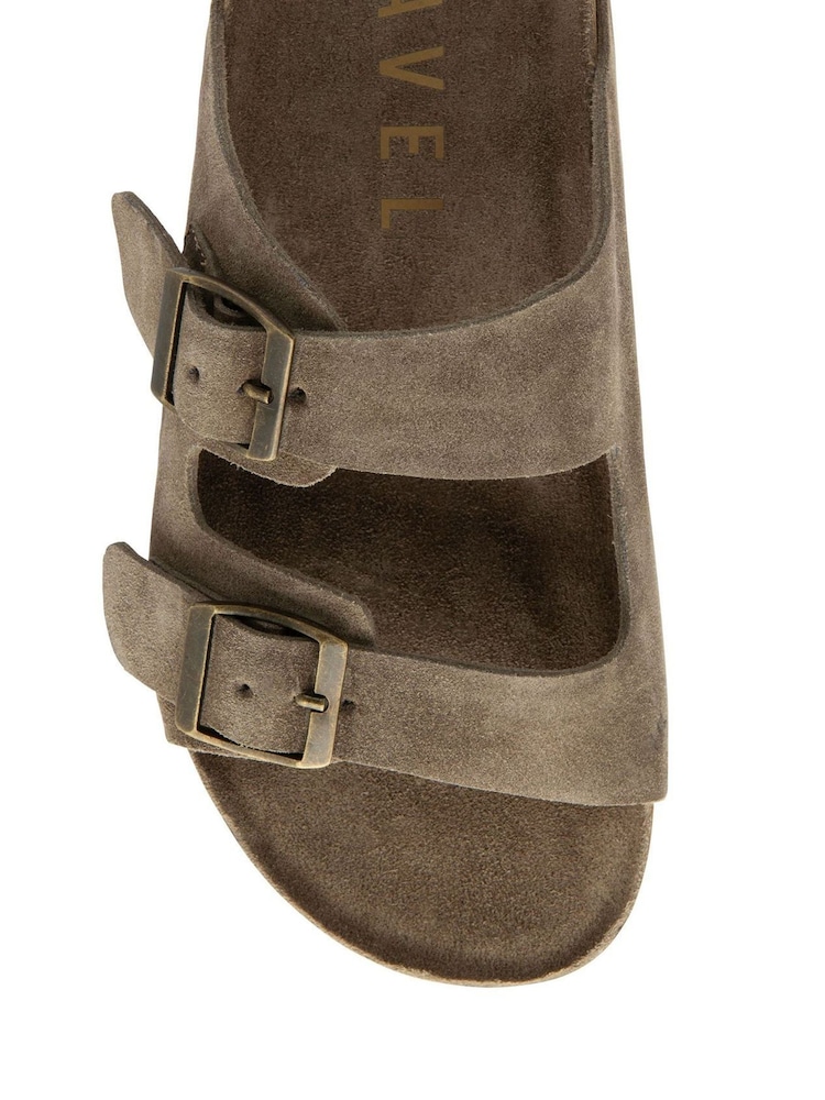 Ravel Natural Leather Toe Post Sandals - Image 4 of 4 Ravel Natural Leather Toe Post Sandals - Image 4 of 4