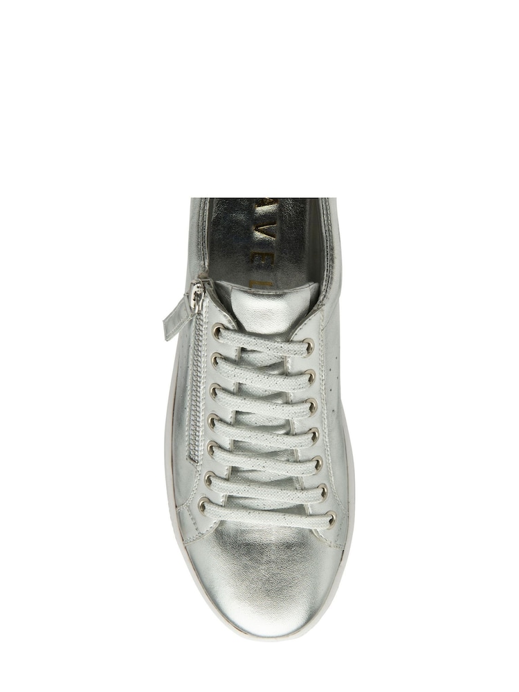 Ravel Silver Zip Up Casual Trainers - Image 4 of 4
