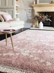 Asiatic Rugs Pink Rocco Flags Ultra Soft Rug - Image 1 of 1