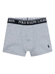 Polo Ralph Lauren Black Cotton Boxer Briefs 3 Pack - Image 3 of 8