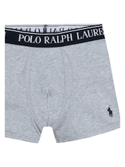 Polo Ralph Lauren Black Cotton Boxer Briefs 3 Pack - Image 4 of 8