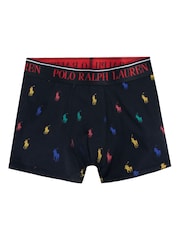 Polo Ralph Lauren Black Cotton Boxer Briefs 3 Pack - Image 5 of 8