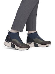 Rieker Green Zipper Boots - Image 1 of 7