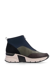 Rieker Green Zipper Boots - Image 2 of 7