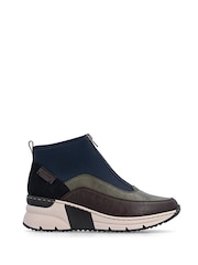 Rieker Green Zipper Boots - Image 3 of 7
