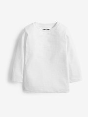 Black/White 5 Pack Long Sleeve T-Shirts (3mths-7yrs) - Image 3 of 7