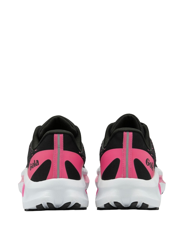 Buy Gola Black Alzir Speed Mesh Lace-Up Ladies Running Trainers