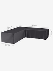 Pacific Grey Garden Lounge Set Breathable Rip Proof L Shape Aerocover - Image 1 of 3