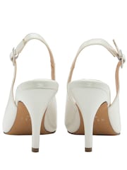 Ravel White Slingback Stiletto Court Shoes - Image 3 of 4