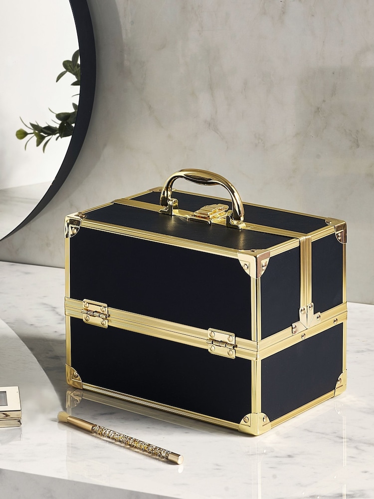 Black Make-Up Vanity Case - Image 1 of 4