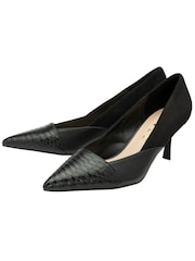 Ravel Croc Print Stiletto-Heel Court Shoes - Image 2 of 4