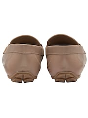Ravel Nude Leather Driving Shoes Loafers - Image 3 of 4